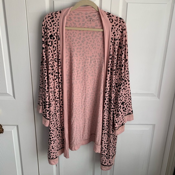 Melanie Lyne Pink Leopard Robe - Picture 1 of 4